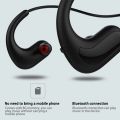Wireless Earphones IPX8 S1200 Waterproof Swimming Headphone Sports Earbuds Bluetooth Headset Stereo 8G MP3 Player(Black). 