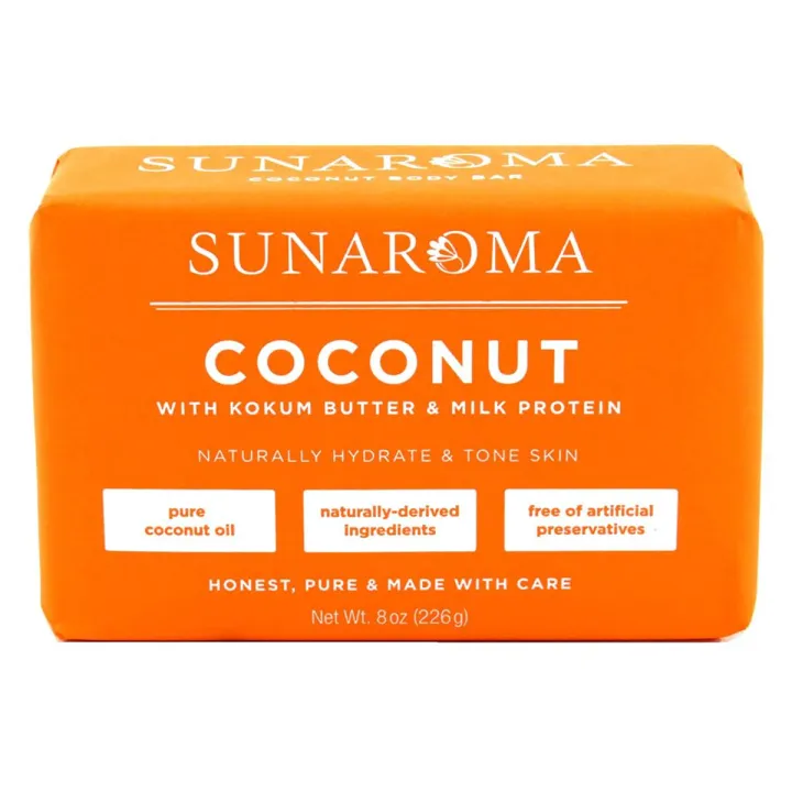 Sunaroma%20Coconut%20Kokum%20Butter%20Soap%20(8%20oz)%20-%20Natural%20Soap%20Brightens%20and%20Tones%20Dull%20Skin%20-%20Kokum%20Butter%20and%20Milk%20Protein%20Soothe%20and%20Moisturize%20the%20Complexion%20-%20Paraben%20and%20Sulfate%20Free,%20Made%20in%20the%20USA%20-%20Image%203
