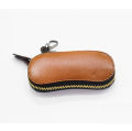 Leather key ring folder wallet or money bag type key holderbox-black - Contains enduring appeal and value - Creative and unique design elements.