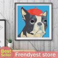 FY DIY Oil Painting Kit by Numbers Animals Hand Painted Drawing Home Decor. 