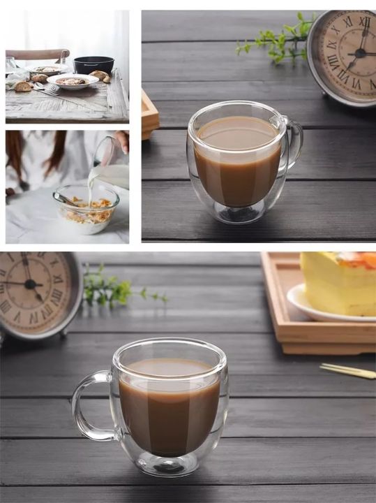 250ml%20Thermal%20Borosilicate%20Mug%20-%20Double%20Layer%20Coffee%20Cup,%20Clear,%20Lightweight,%20Heat%20Resistant,%20Perfect%20for%20Tea%20and%20Coffee%20(1pc%20Set)%20-%20Image%203