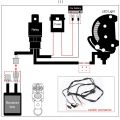 180w 300 watt load ccity with Fuse On-off Switch 12V 40A Relay Remote Controller Wiring Harness Kit for LED Work Light -only Remote. 