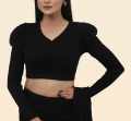 Fashionable Cotton Full hata Crop Tops Blouse for Women. 