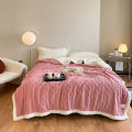 Autumn and winter thickened taffira fleece blankets, warm blankets, lamb's wool blankets, flannel casual blankets, bed sheets, quilt blankets, cross-border.