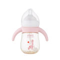 Dorado cloth PPSU wide caliber with handle milk bottle, children's duckbill learning drink one cup, three uses. 