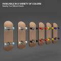 1 Set Novelty Finger SkateBoard Wooden Fingerboard Toy Professional Stents Fingers Skate Set for Kid Children Christmas Gifts. 