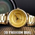 SKMEI 9210 Watch For Men Quartz Watch Business Men Waterproof 3D Camera Design Gift Clock Stainless Steel Strap. 
