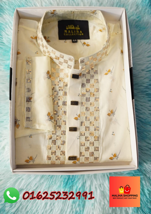 Cream%20Embroidered%20Panjabi%20-%20Image%203