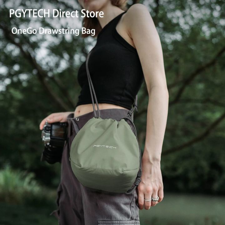 PGYTECH Drawstring Bag OneGo Mirrorless Camera Bag Camera Case SLR Storage Lens Shoulder Bag For Fujifilm Canon Sony Nikon