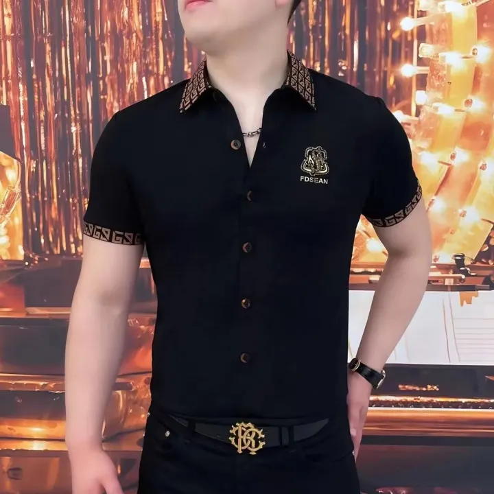 Luxury%20Printed%20Polo%20Shirt%20for%20Men%20Summer%20Short%20Sleeve%20T-shirts%20Slim%20Fit%20Lapel%20Casual%20POLO%20Social%20Business%20Office%20Polo%20Tee%20Tops%20-%20Image%202