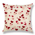 Amazon Hot Sale Valentine's Day Pillow Cover Red Peach Heart Couple Linen Cushion Love Heart Tree Lumbar Cushion Cover.