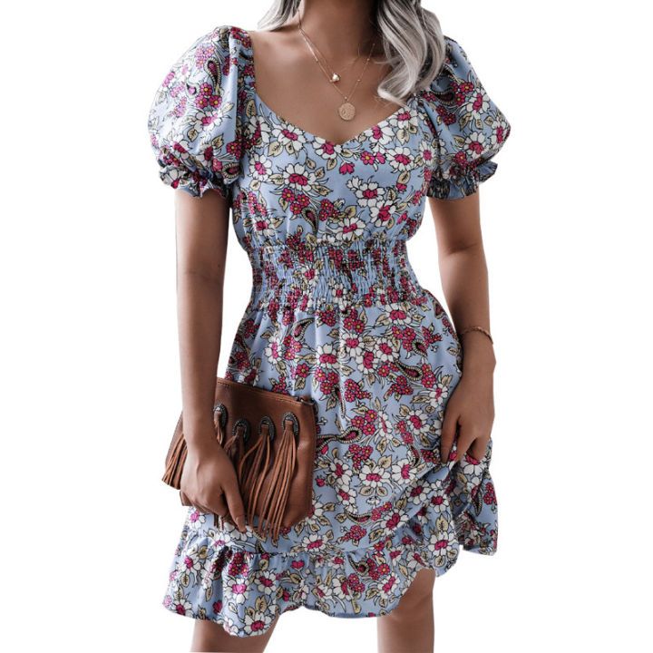 2024%20Amazon%20Summer%20New%20Independent%20Station%20European%20and%20American%20Cross-border%20TEMU%20Foreign%20Trade%20Women's%20Casual%20Ruffle%20Dress%20-%20Image%204