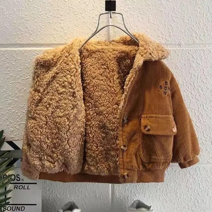 Corduroy%20Jacket%20For%20Boys%20Winter%20Plush%20Lapel%20Warm%20Outwear%20Children%20Clothing%20For%20Baby%20Boys%20Thicken%20Lambswool%20Jackets%201-5%20Years%20-%20Image%202