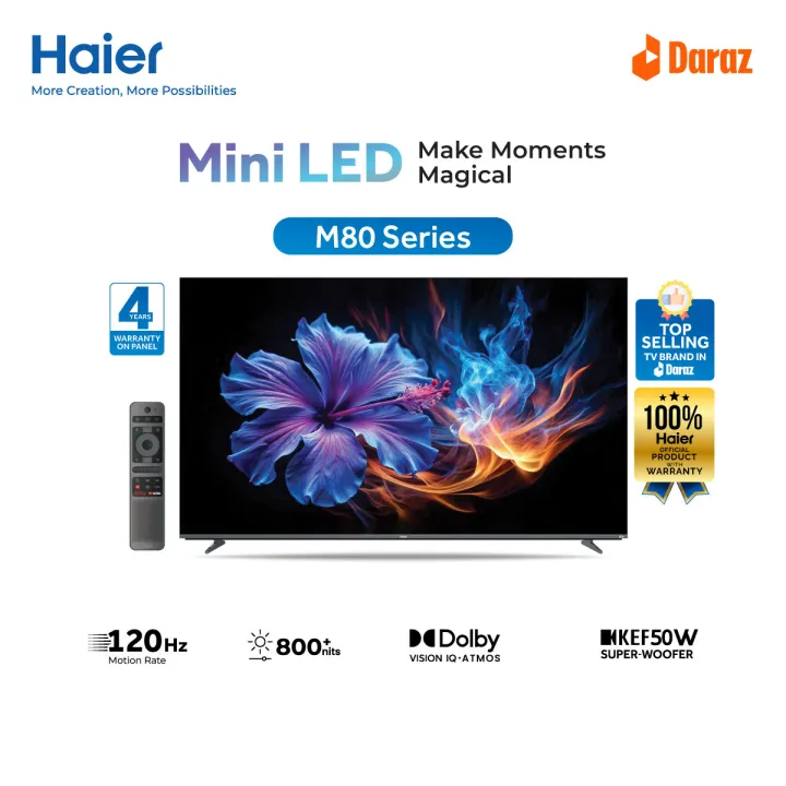 Haier%2055%20Inch%20Mini%20LED%204K%20UHD%20Google%20TV%20with%20Free%20Delivery%20&%20Installation%20(H55M80FUX)%20-%20Image%203