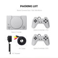 Classic 8-bit PS1 Mini Home Game Console Retro Two-player Game Console 620 Games For Kids Gifts. 