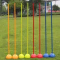 1Pcs Water Injection Base Football Door Pole Flag Logo Bar Training Equipment Sign Obstacle Marker Rod Demoo. 