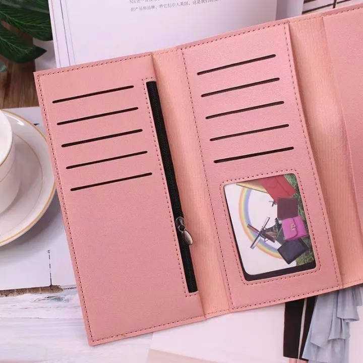 Ladies%20leather%20wallet%20women%20long%20flap%20high-end%20luxury%20long%20multifunctional%20buckle%20leather%20wallet%20-%20Image%203