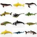 Underwater Deep Sea Creatures Tropical fish,Shark Animal Action Figures Sea Creatures Educational Toys for Kids-Assorted Styles.