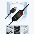 Qiunery Aquarium Heater 20W/25W Adjustable Submersible Mini Fish Tank Heater With Digital Display External Temperature Controller For Freshwater Seawater.