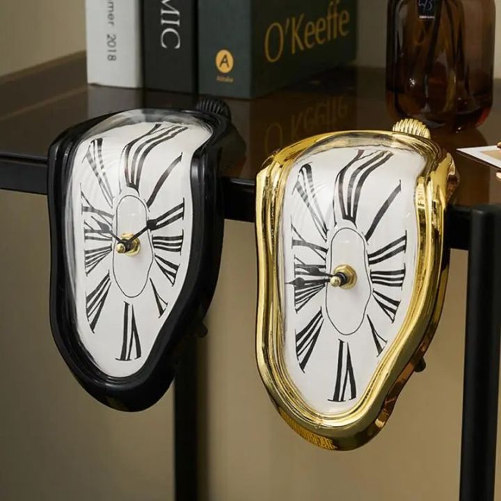 1/2PCS%20New%20Novel%20Surreal%20Melting%20Distorted%20Wall%20Clocks%20Surrealist%20Salvador%20Dali%20Style%20Wall%20Watch%20Decoration%20Gift%20Home%20Garden%20-%20Image%204