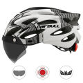 Cairbull Helmet Ultralight Off-road Mountain Bike Cycling Helmet with Removable Visor Taillight. 