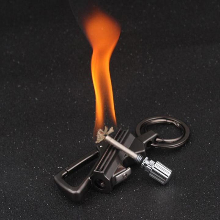 Portable Multifiesting Lighter Permanent Keychar Waterproof Outdoor ...