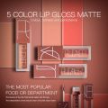 Pudaier Matte Liquid Lipstick Set 5pcs Lipstick 5 Colors Matte Lipstick Set, Long Lasting Velvet Lips Tint Liquid Lipstick Waterproof Lipstick Makeup.