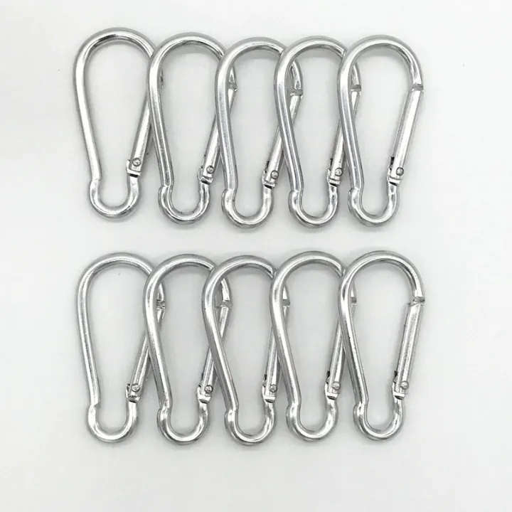 10pcs%20M6%20Color%20Carabiners%20Aluminum%20Alloy%20Carabiner%20Spring%20Snap%20Clip%20Hooks%20Keychain%20Climbing%20Carabiner%20for%20Keys%20Camping%20Tools%20-%20Image%205