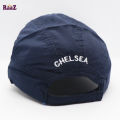 Navy Blue Chelsea FC Football Club Peaked Hat Baseball Cap. 