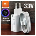 Xiaomi 33W Fast Charger Full Kit Type C Cable For Mi 10 9 10T Lite Poco X3 Nfc Redmi K40 Note 9 10 Pro - Fast Charger. 