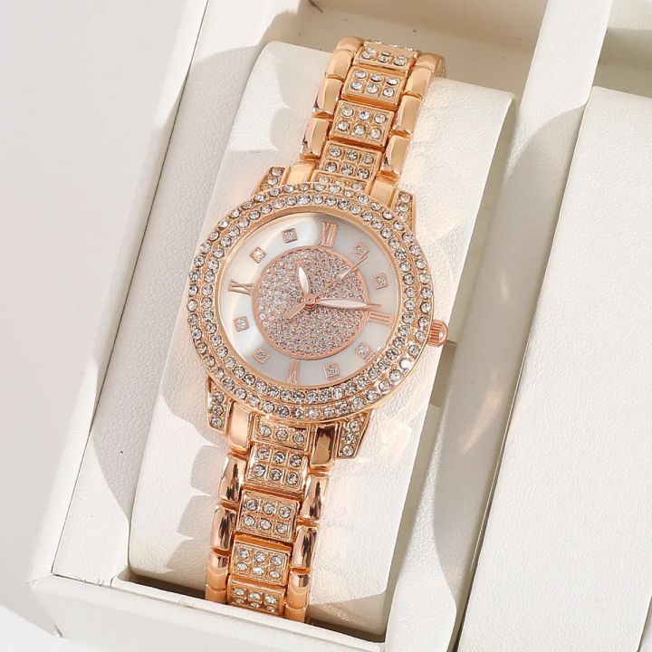 6PCS%20Set%20Luxury%20Watch%20Women%20Ring%20Necklace%20Earrings%20Rhinestone%20Fashion%20Wristwatch%20Female%20Casual%20Ladies%20Watches%20-%20Image%202