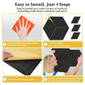 12 Pack Self Adhesive Acoustic Panels Soundproof Wall Panels,Sound Proof Foam Panels for Noise Absorbing Easy Install Easy to Use.
