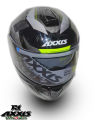 Full Face Axxis Eagle Gecko SV  Shield B2 Glossy Grey. 