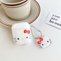 White Hello Kitty Cat Cinnamoroll AirPods 3 Case Apple AirPods 2 Cases Cover AirPods Pro 2 Cute Case iPhone Earphone Accessories.