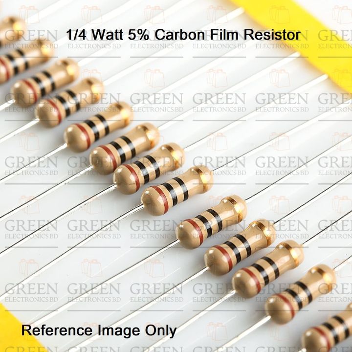 100Pcs%205.1K%20Resistor%205.1K%20Ohm%20Carbon%20Film%20Resistor%205.1K%201/4W%20Resistance%200.25%20Watt%205%25%20Tolerance%20Fixed%20Resistors%20-%20Image%207
