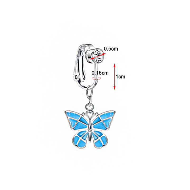 Faux%20Belly%20Ring%20Snake%20Belly%20Piercing%20Clip%20on%20Umbilical%20Navel%20Belly%20Button%20Cartilage%20Clip%20on%20Earrings%20Body%20Jewelry%20-%20Image%204