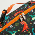 Interior Exterior Zippered Pockets Water Bottle Holder Kids Lunch Bag Durable Double Insulated Water-Resistant Fabric.