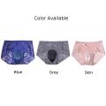 Mens Crossdress Camel Toe Panties Sheer Lace Sissysimple Underwear Shaping Underpants Hiding Gaff Lingerie. 