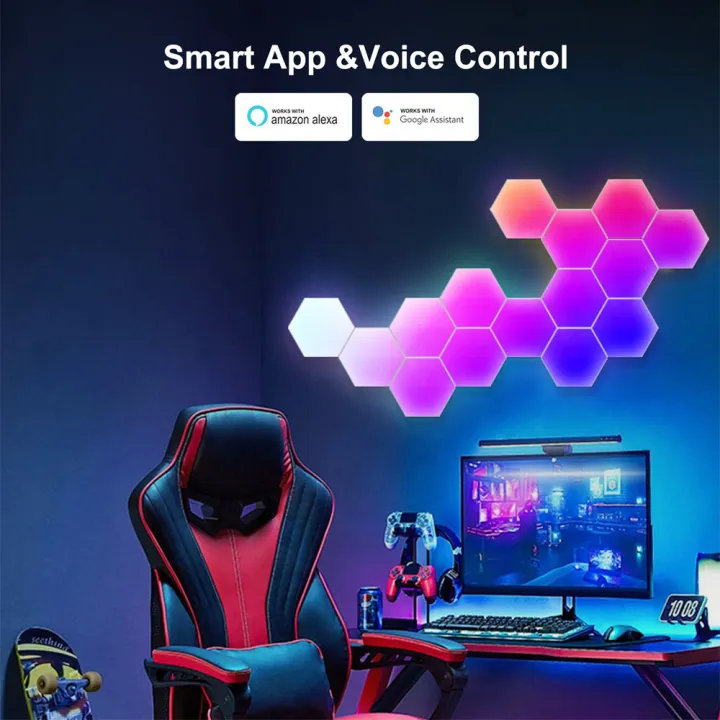 Tuya%20Quantum%20Lamp%20Smart%20APP%20WIFI%20Bluetooth%20Night%20Light%20LED%20Hexagon%20Panel%20Lamps%20Voice%20Control%20Induction%20Neon%20Light%20DIY%20Wall%20Light%20-%20Image%202