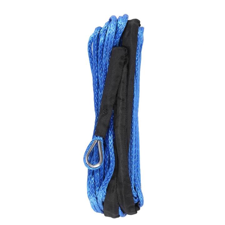7700Lbs Electric Winch Rope Nylon Rope High Strength Fiber Rope 6mmx15M ...