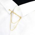 Delicate Elegant Non-injury Clothing Cross Pendent Multi-color Prevent Exposure Alloy Women Collar Bar Men Collar Clip Tie Clip Neckwear Accessories.