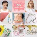 Beads kit Glass Beads For Jewellery Making kit Beads kit Glass Beads For Jewellery Making kit DIY Beads Set Bracelet Making Kit For Kid Creative Necklaces With Letter Art And Craft Toys Girls Gift.