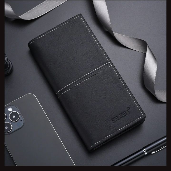 Men%20Long%20Thin%20Slim%20Wallet%20Vintage%20Pu%20Leather%20Male%20Credit%20Card%20Holder%20Brown%20Money%20Purses%20Solid%20Simplicity%20Business%20Wallet%20For%20Man%20-%20Image%203