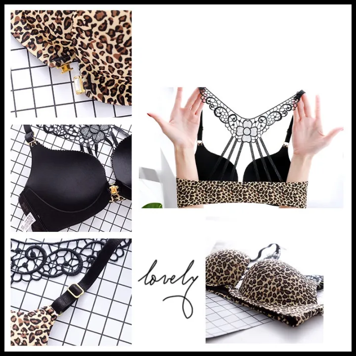 4%20Colors%20Sexy%20Lace%20Women%20Front%20Closure%20Bra%20Seamless%20Beautiful%20back%20Leopard%20Print%20Youth%20Girl%20Push%20Up%20Lingerie%20Comfort%20Wireless%20Youth%20Bralette%20Underwear%20-%20Image%207