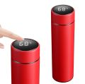 Temperature Thermos Water Bottle With Display - 500 Ml Travel Bottle With Smart Thermos Cup.