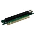 PCI-E 16X Riser Card Riser Adapter Card 90 Degree Pci-E Pci-Express 16X to 16X Slot Right Angle Extender Protector Accessories. 