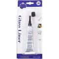 Keep smiling Glass liner color silver. 