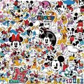 10/30/50pcs Disney Cute Cartoon Mickey Mouse Stickers Decals Guitar Laptop Phone Luggage Motorcycle Waterproof Sticker Kid Toy.