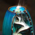 【Daily Necessities For Anyone Store】Mountain Handicraft Incense Holder Ceramic Backflow Waterfall oke Incense Burner Censer Holder Gift Decor.