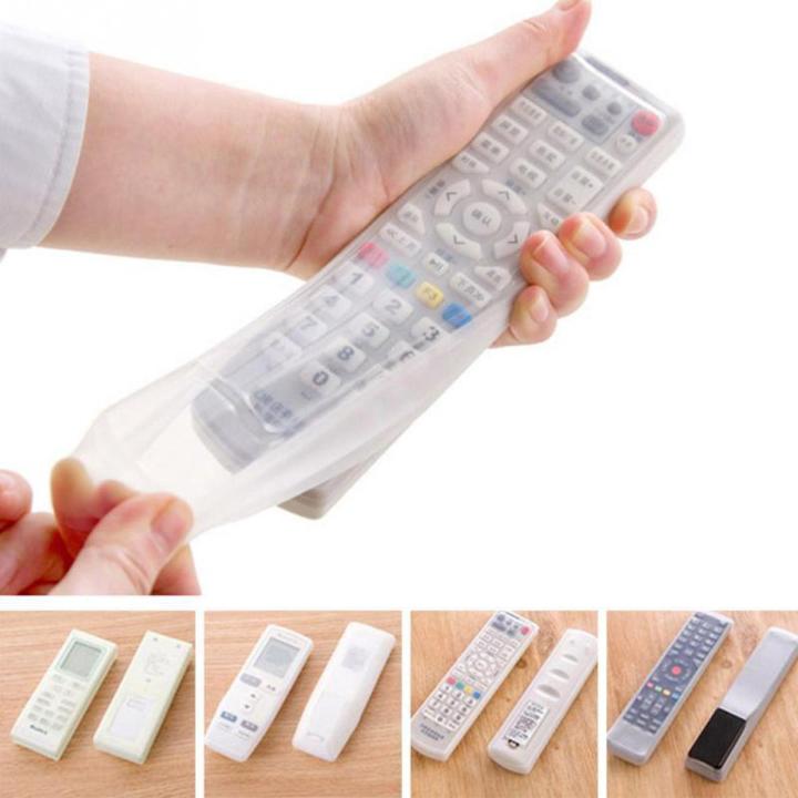 New Waterproof Silicone Remote control Storage Bags Air Conditioning TV Remote Control Dust Cover Protective Holder Organizer 1Pcs